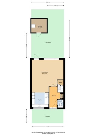 Floorplan - Berkenstraat 20, 3752 CS Bunschoten-Spakenburg